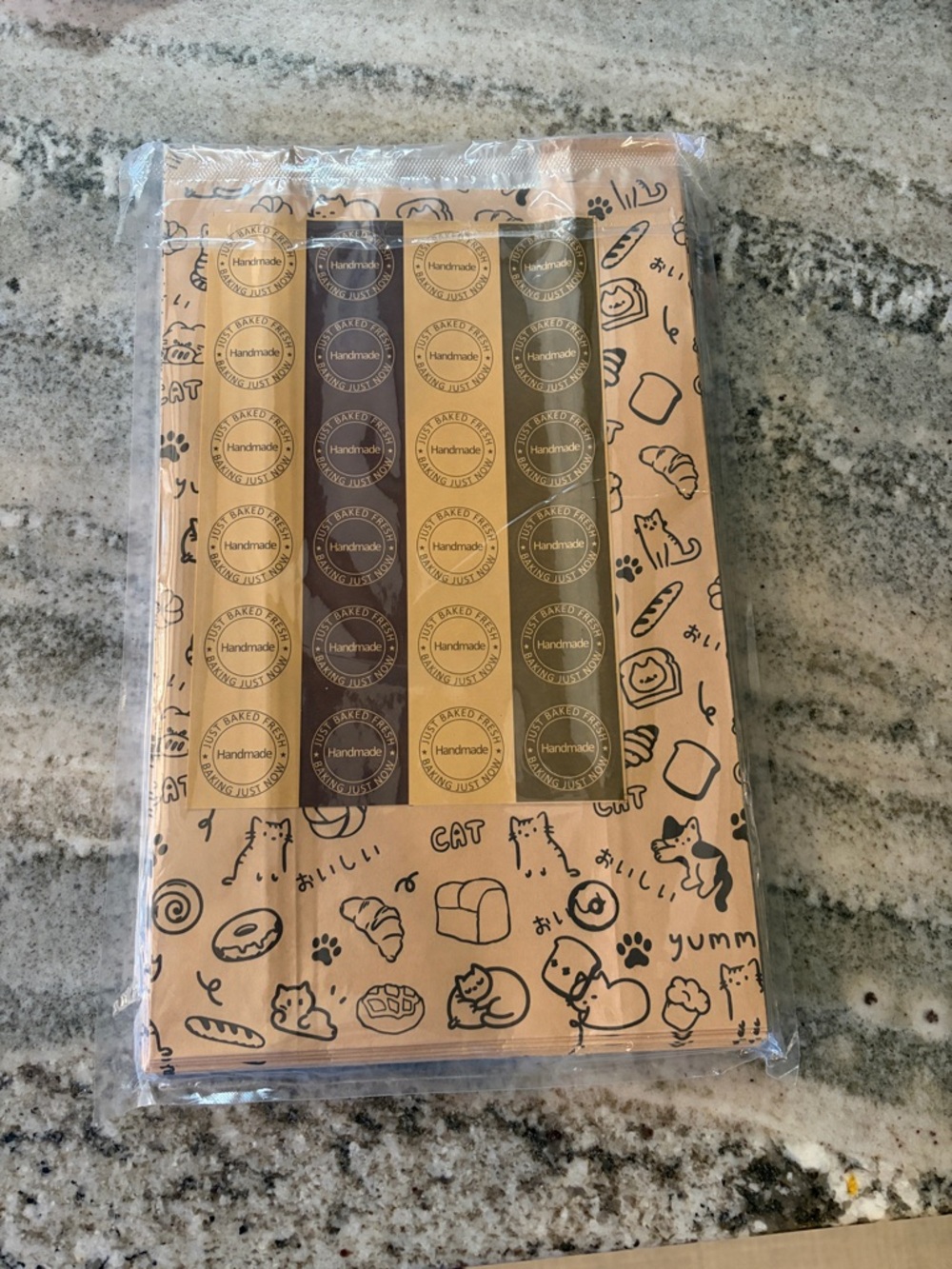 Bread “to go” Bags with Stickers